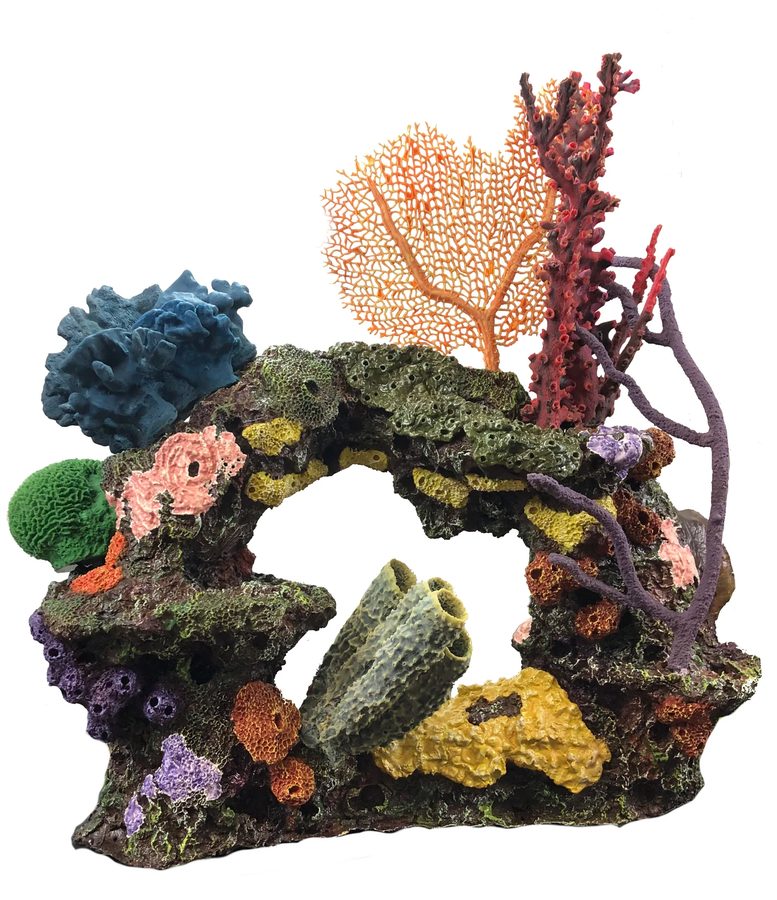 Plug & Play artificial coral reef aquarium insert H002-1C