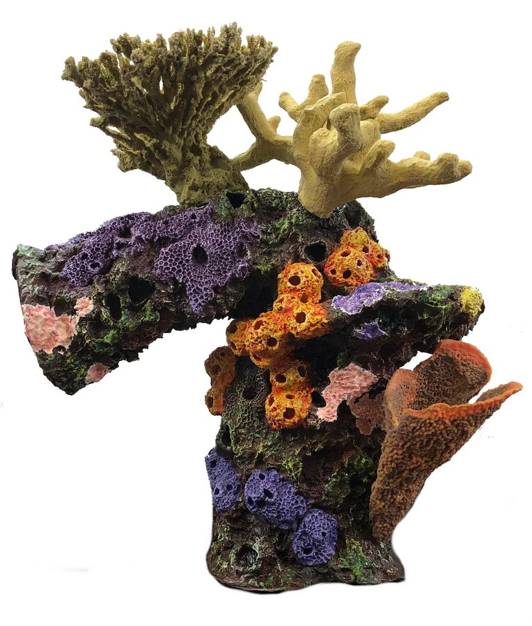Plug & Play artificial coral reef aquarium insert H002-2C