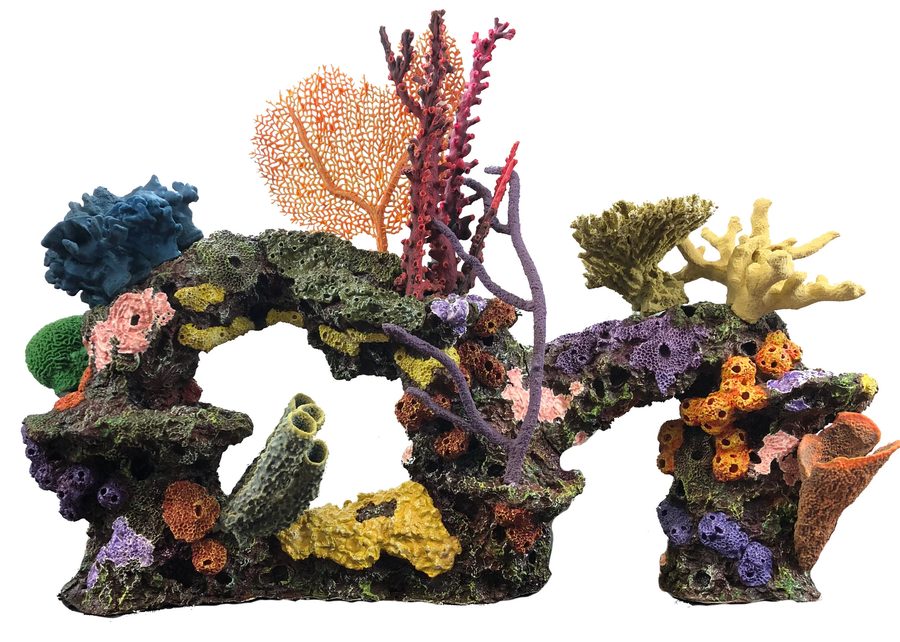 Plug & Play artificial coral reef aquarium insert H002C