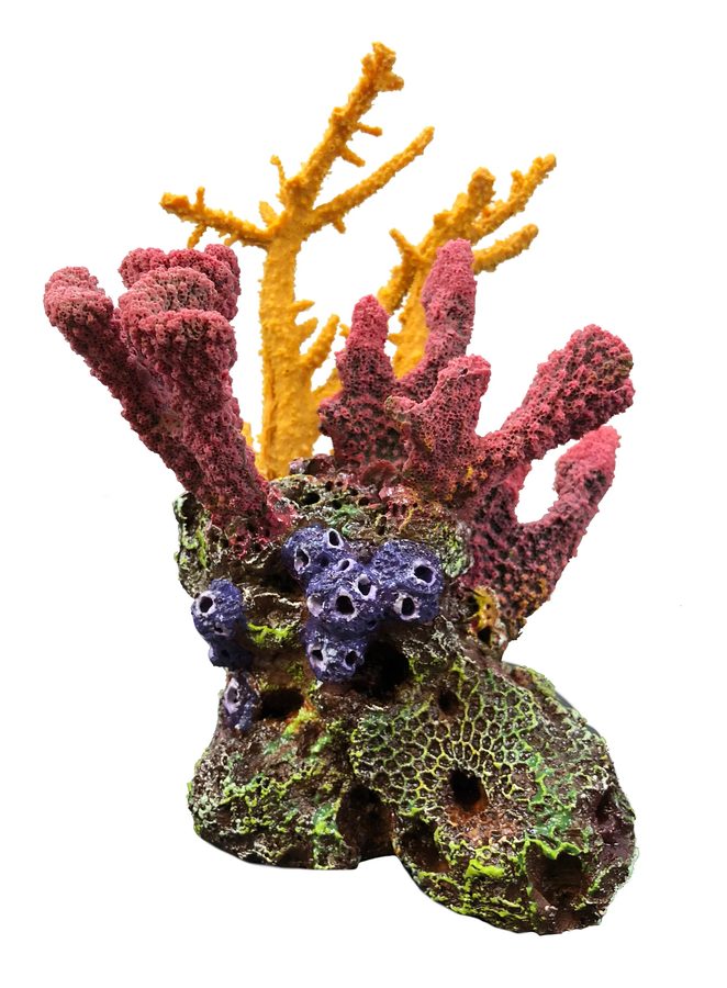 Plug & Play artificial coral reef aquarium insert H005C