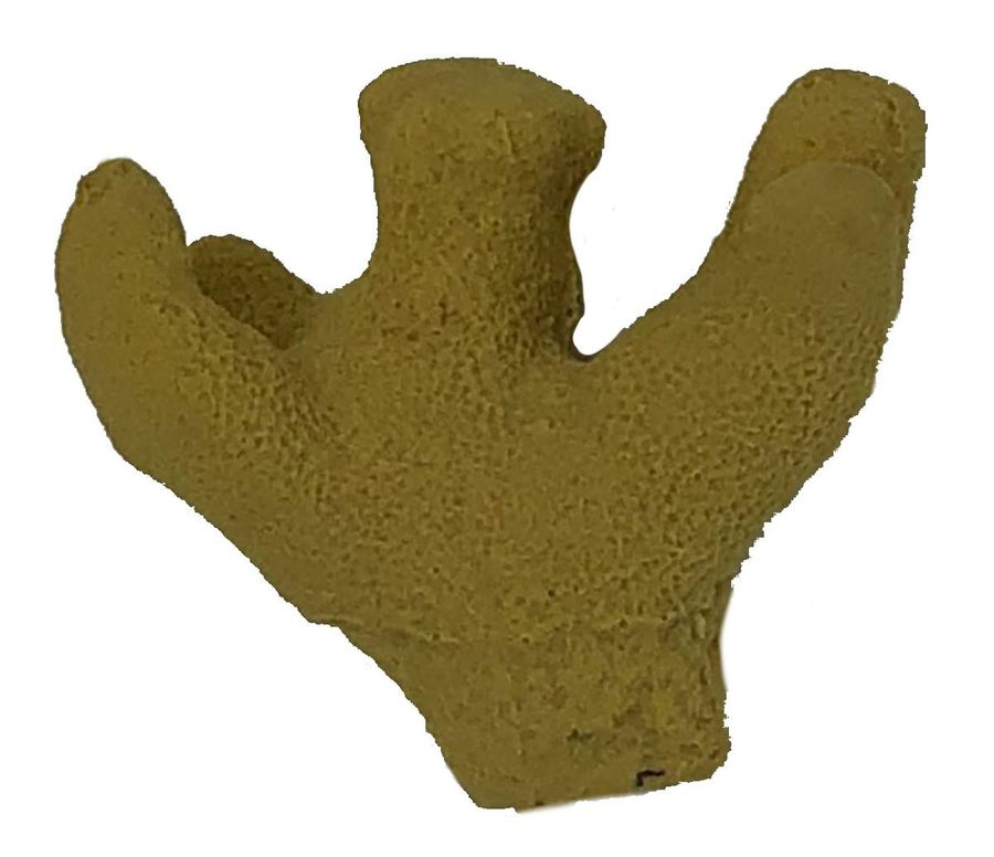 Artificial Clubtip Finger Coral (Porites porites) replica, item #01140